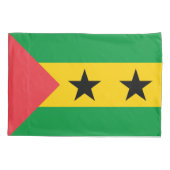 Vlag van Sao Tome en Principe Kussensloop (Achterkant)