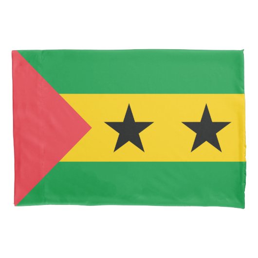 Vlag van Sao Tome en Principe Kussensloop (Voorkant)