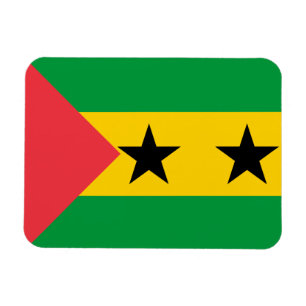 Vlag van Sao Tome en Principe Magneet