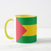 Vlag van Sao Tome en Principe Mok (Links)