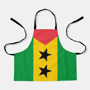 Vlag van Sao Tome en Principe Schort