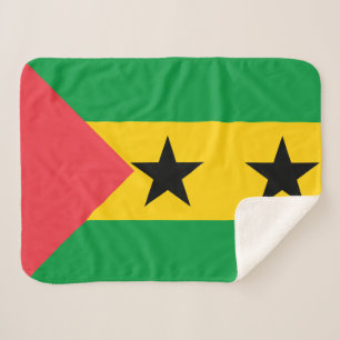 Vlag van Sao Tome en Principe Sherpa Deken