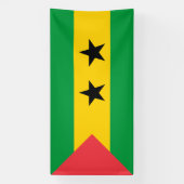 Vlag van Sao Tome en Principe Spandoek (Verticaal)