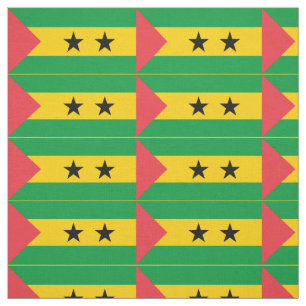Vlag van Sao Tome en Principe Stof