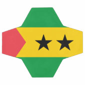 Vlag van Sao Tome en Principe Voetbal (Enkel)