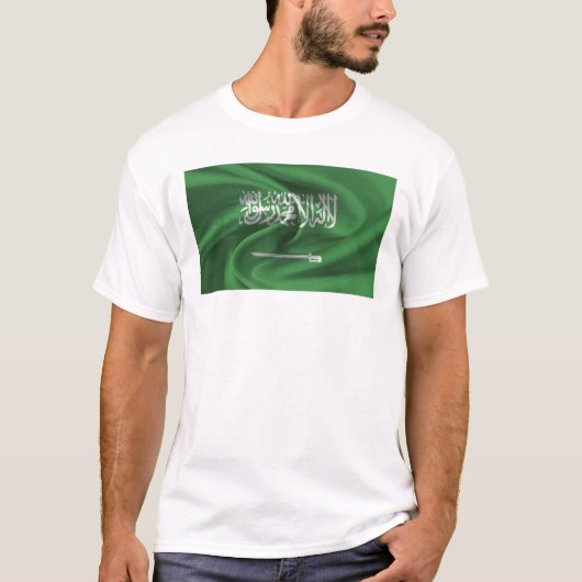 Vlag van Saoedi-Arabië T-shirt (Voorkant)