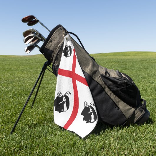 Vlag van Sardinië (Italië) Golfhanddoek (Groen)