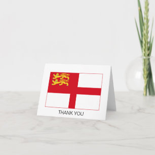 Vlag van Sark Bedankkaart