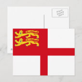 Vlag van Sark Briefkaart (Voorkant / Achterkant)