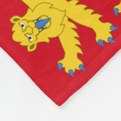Vlag van Sark Fleece Deken (Hoek)