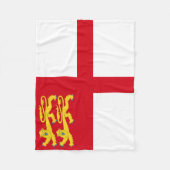 Vlag van Sark Fleece Deken (Voorkant)