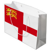 Vlag van Sark Groot Cadeauzakje (Achterkant Gekanteld)