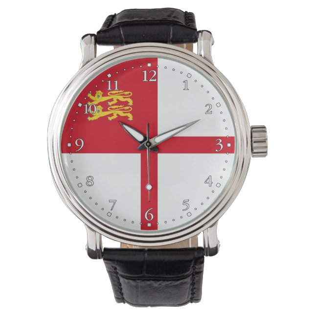 Vlag van Sark Horloge (Voorkant)