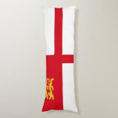 Vlag van Sark Lichaamskussen (Voorkant Verticaal)