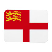 Vlag van Sark Magneet (Horizontaal)