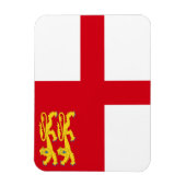 Vlag van Sark Magneet (Verticaal)