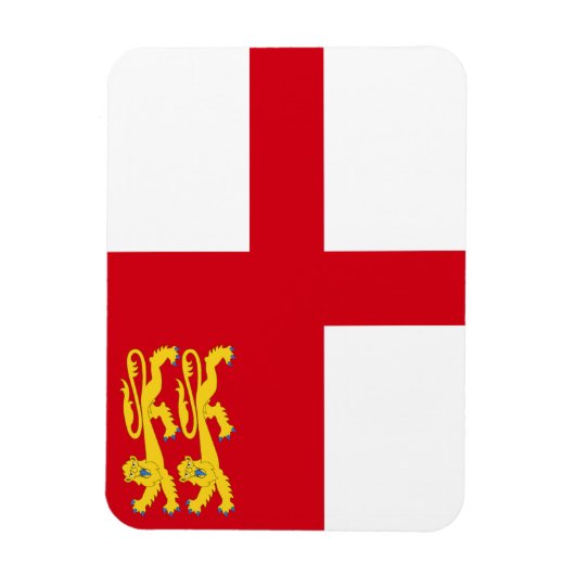 Vlag van Sark Magneet (Verticaal)