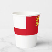 Vlag van Sark Papieren Bekers (Rechts)
