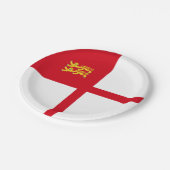 Vlag van Sark Papieren Bordje (Gekanteld)