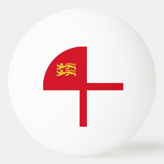 Vlag van Sark Pingpongbal (Voorkant)