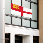 Vlag van Sark Spandoek (Buitenkant Gebouw)