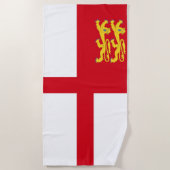 Vlag van Sark Strandlaken (Voorkant)