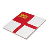 Vlag van Sark Tegeltje (Zijkant)