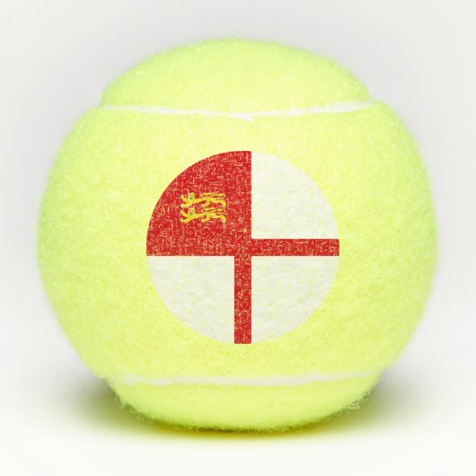 Vlag van Sark Tennisballen (Voorkant)