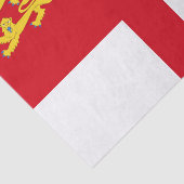 Vlag van Sark Tissuepapier (Detail)