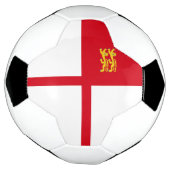 Vlag van Sark Voetbal (Gedraaid)