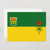 Vlag van Saskatchewan Briefkaart (Voorkant / Achterkant)