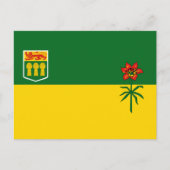 Vlag van Saskatchewan Briefkaart (Voorkant)