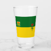 Vlag van Saskatchewan Glas (Voorkant)