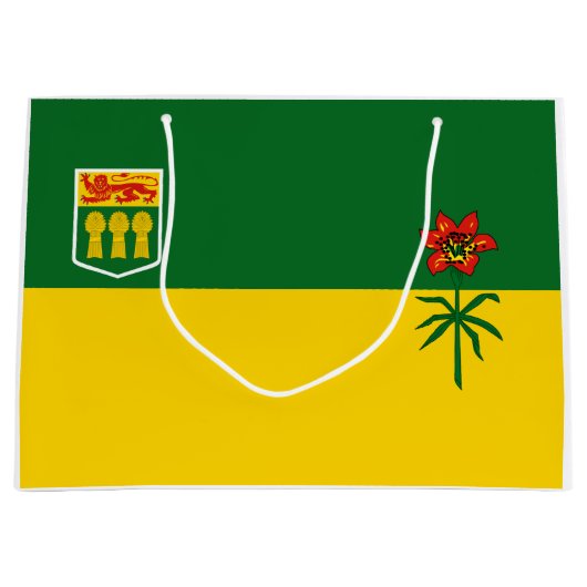 Vlag van Saskatchewan Groot Cadeauzakje (Voorkant)