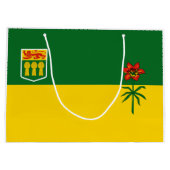 Vlag van Saskatchewan Groot Cadeauzakje (Achterkant)