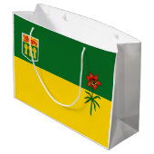 Vlag van Saskatchewan Groot Cadeauzakje (Achterkant Gekanteld)