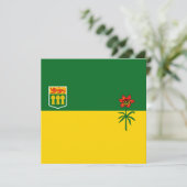 Vlag van Saskatchewan Kaart (Staand voorkant)