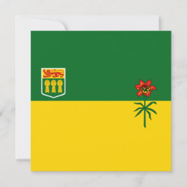 Vlag van Saskatchewan Kaart