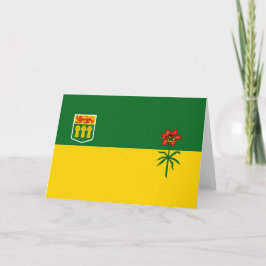 Vlag van Saskatchewan Kaart