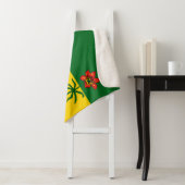Vlag van Saskatchewan Sherpa Deken (In situ)