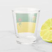 Vlag van Saskatchewan Shot Glas (Achterkant)