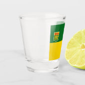 Vlag van Saskatchewan Shot Glas (Links)