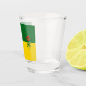Vlag van Saskatchewan Shot Glas (Rechts)