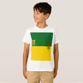 Vlag van Saskatchewan T-shirt (Voorkant volledig)