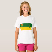 Vlag van Saskatchewan T-shirt (Voorkant volledig)