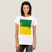 Vlag van Saskatchewan T-shirt (Voorkant volledig)