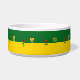 Vlag van Saskatchewan Voerbakje