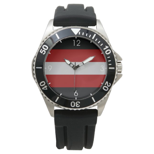 Vlag van satanisme horloge (Voorkant)