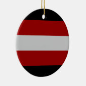 Vlag van satanisme keramisch ornament (Rechts)