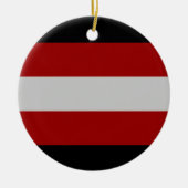 Vlag van satanisme keramisch ornament (Voorkant)
